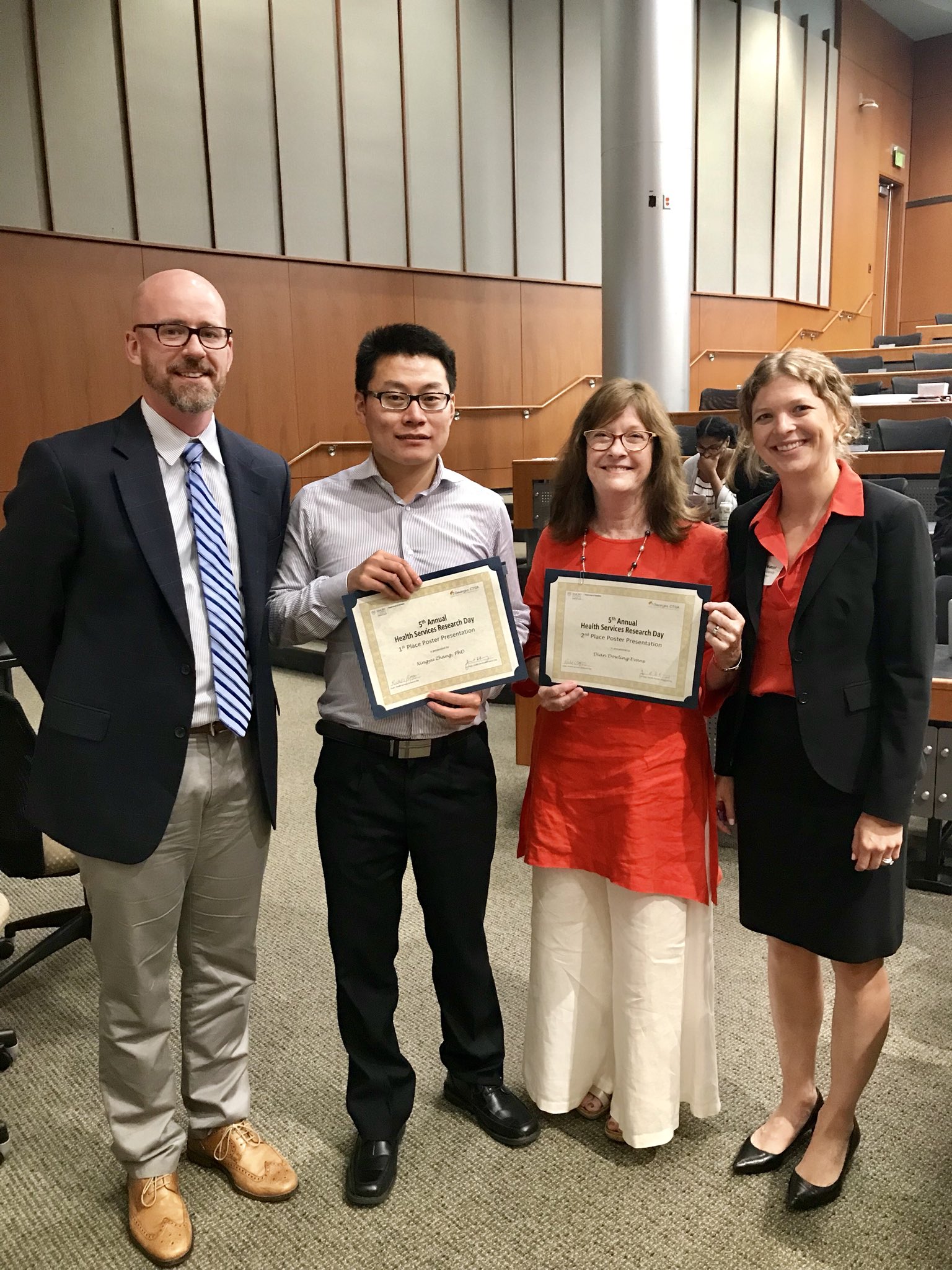 Faculty with two award winners