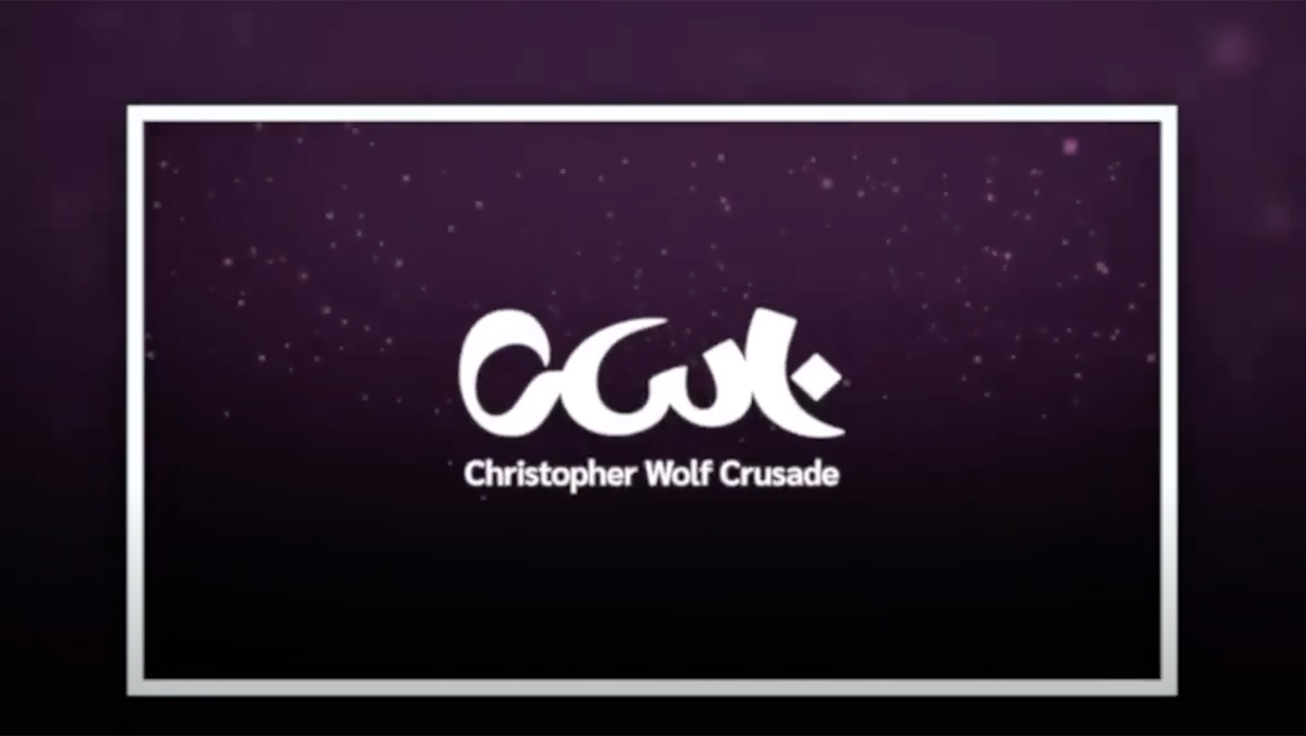 The Christopher Wolf Crusade