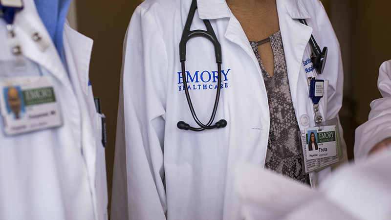 Stethoscope on faculty member