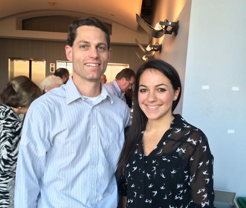 Dr. Eric Ortlund and Dr. Jen Colucci at Jen's Dissertation Defense, 2013