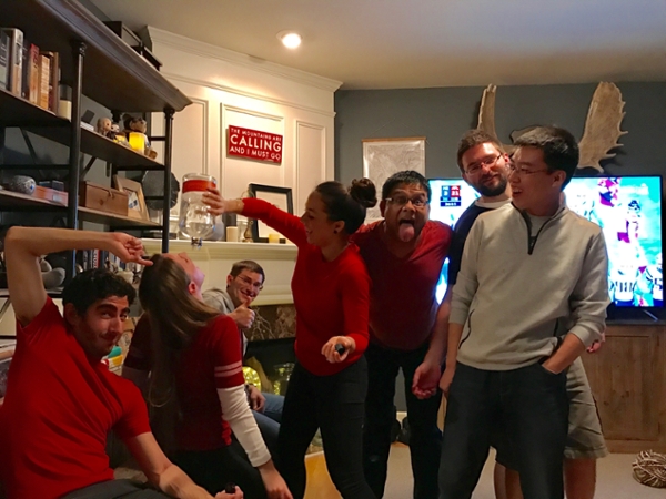 Lab superbowl party