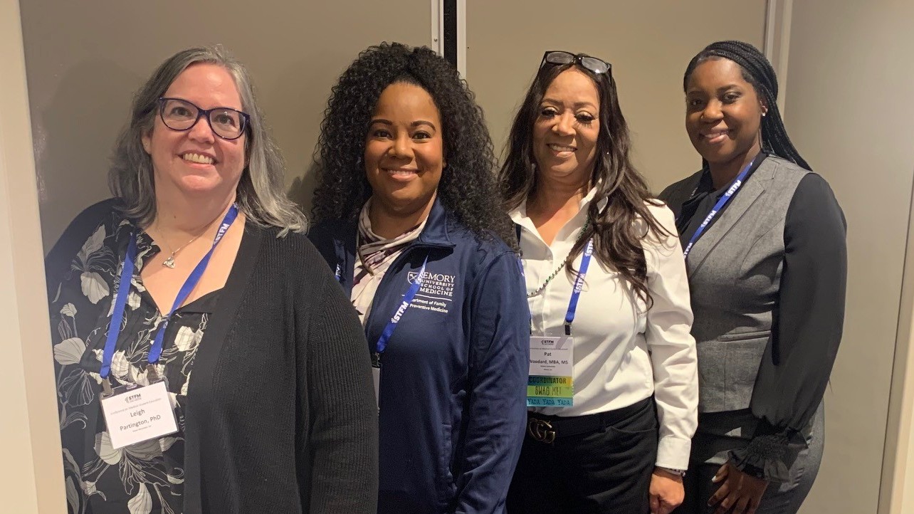 FPM staff members Leigh Partington, Porsha Clayton, Patricia Woodard, and Khaliala Ward