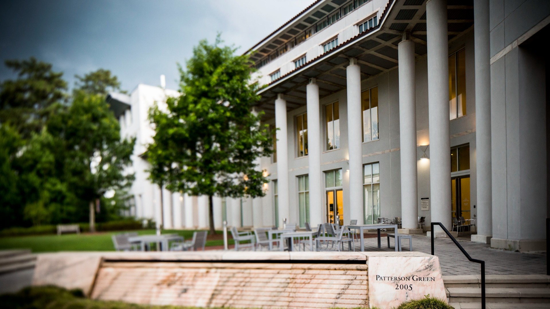 exterior of Goizueta Business School common area 
