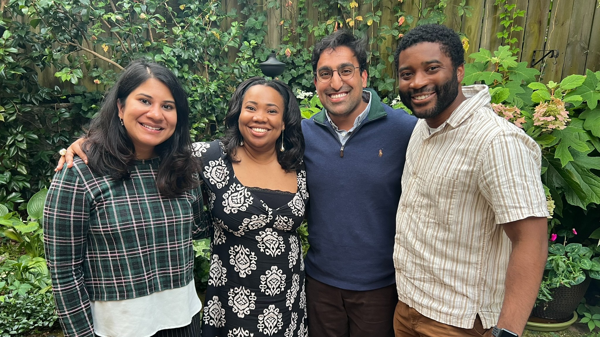 Dr. Radhika Agarwal, Dr. Annie Rouza, Dr. Kunal Doshi, and Dr. Eric Johnson