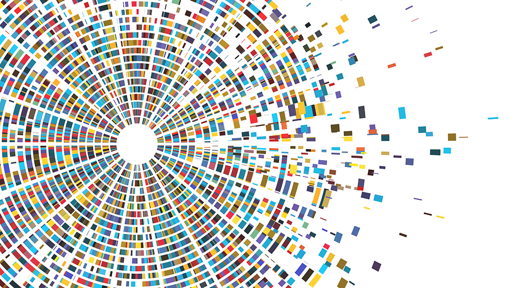 Genome sequence map (stock image)