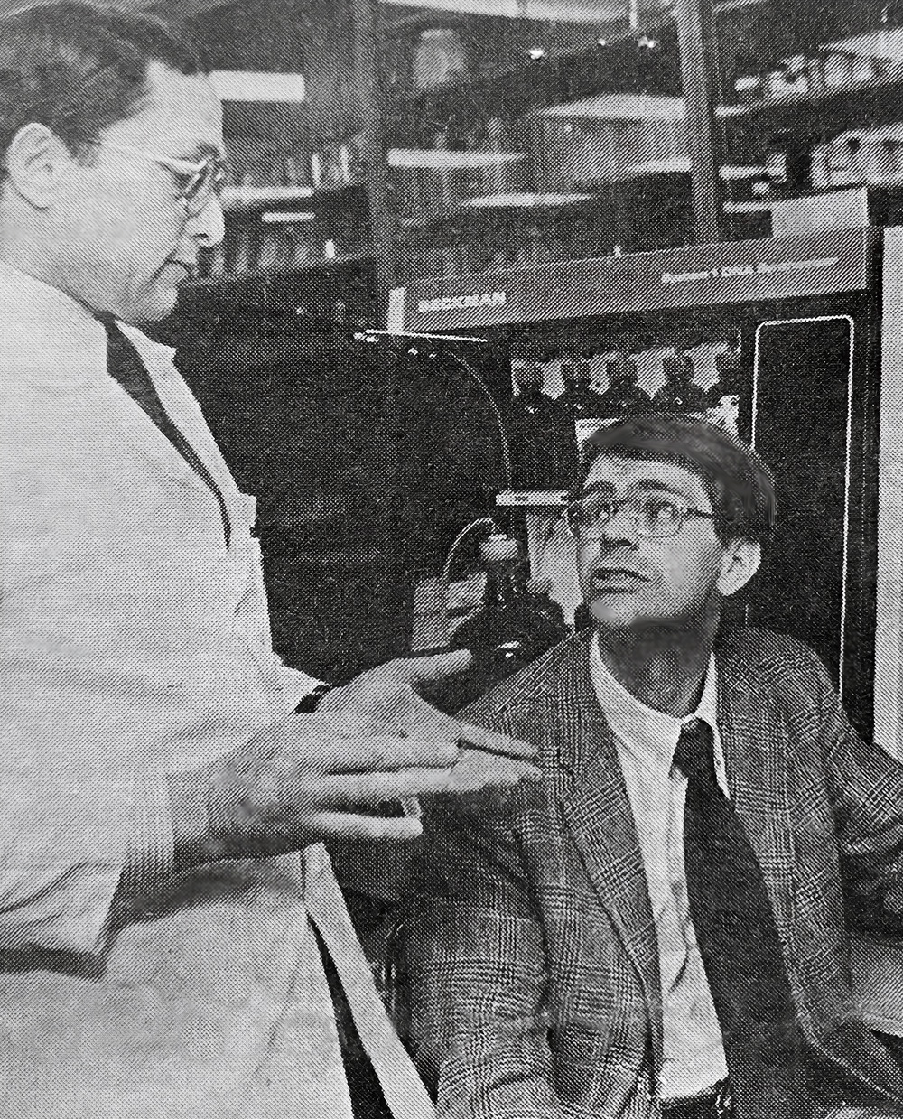 Louis Elsas and Douglas Wallace, 1985.