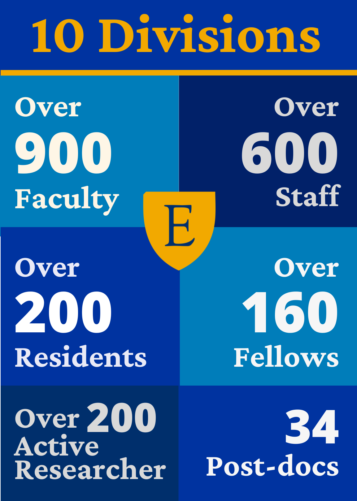 25 DOM Faculty Recruitment statistics