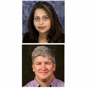 Lama and Searles headshots for Research Day