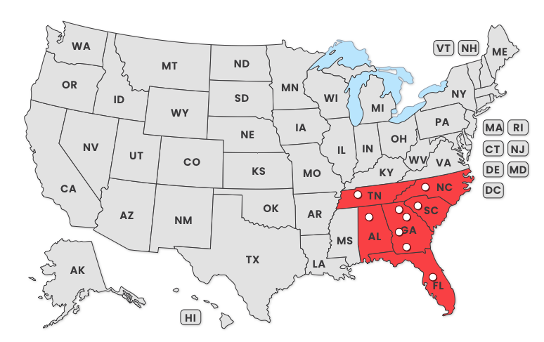 CLS Regional Antibiogram Sites and Coverage