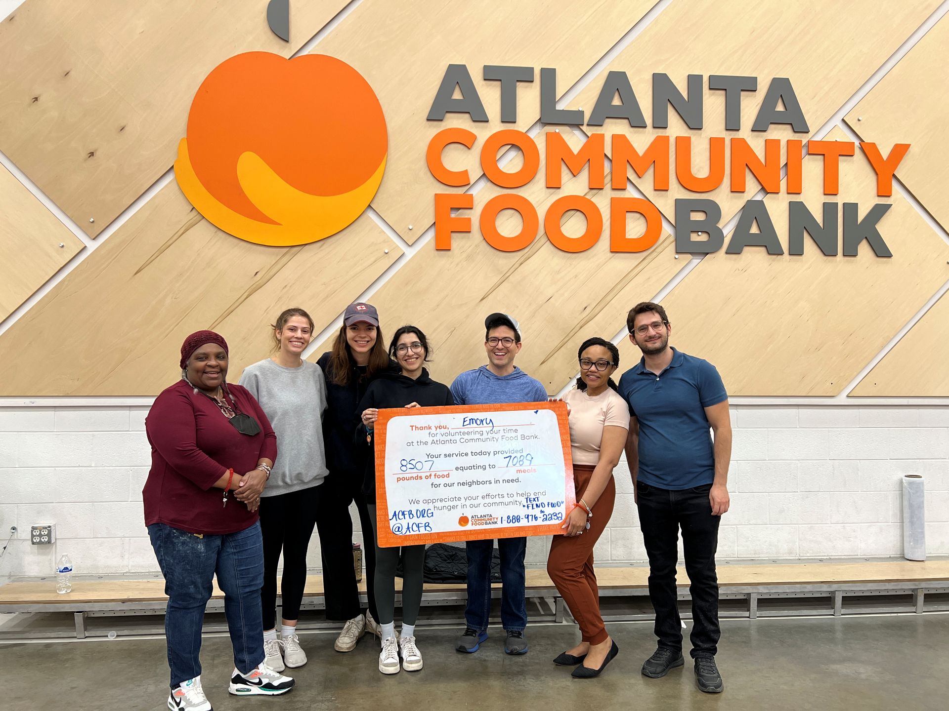 Pathology Lab Volunteering at the ATL Community Food Bank