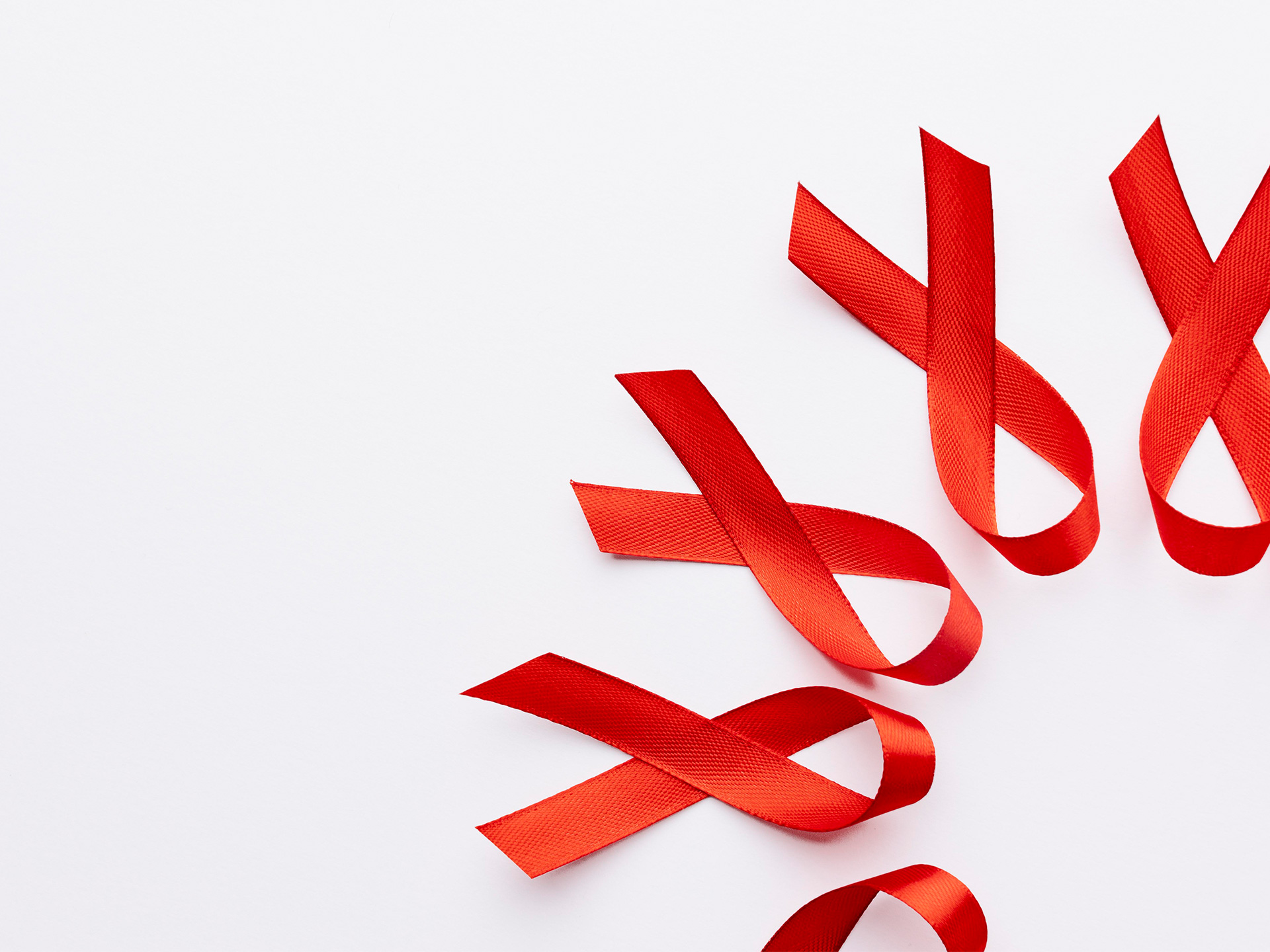 Red HIV Ribbons