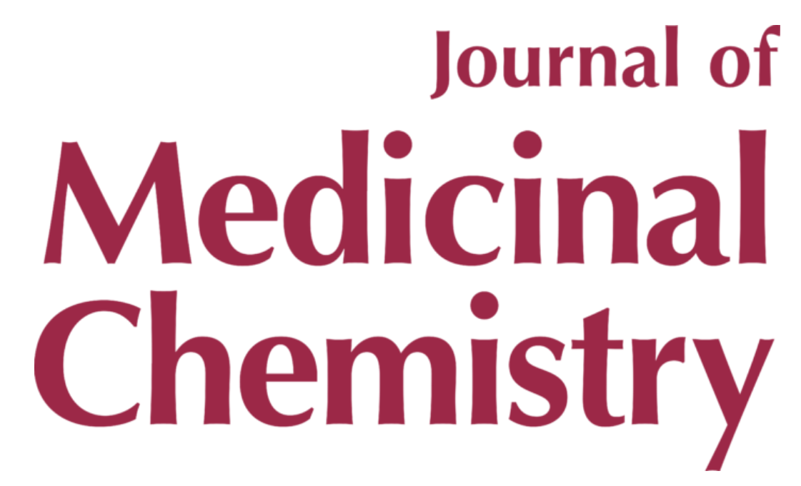 logo for journal of medical chemistry with red letters