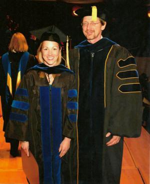 Newly minted PhD, Dr. Kelly McCoy at Emory Graduation, 2010