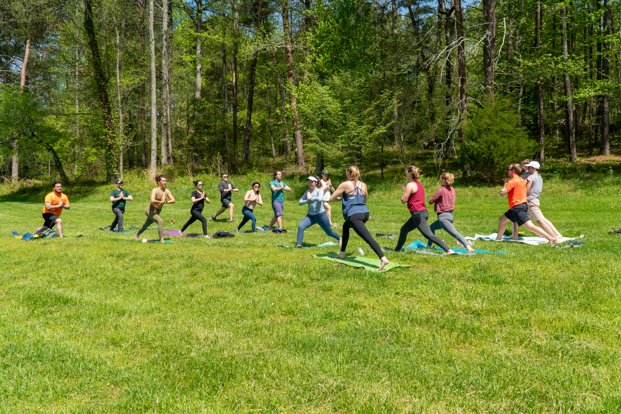 Yoga at Residency Retreat