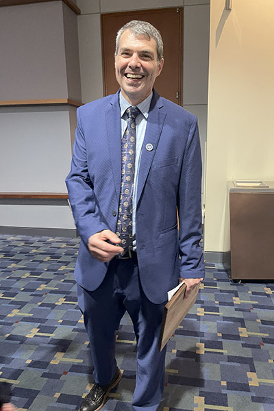 Sean Dresser, MS, DABMP, was inducted as an AAPM fellow for distinguished contributions to the medical physics community. 