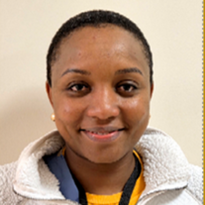 smiling technologist