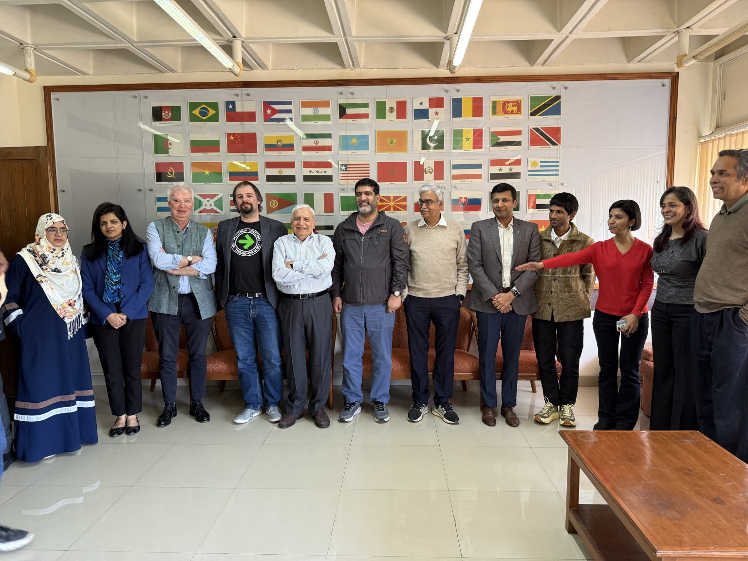Group of people at research conference