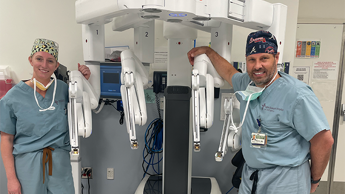 Dr. Balch and Resident
