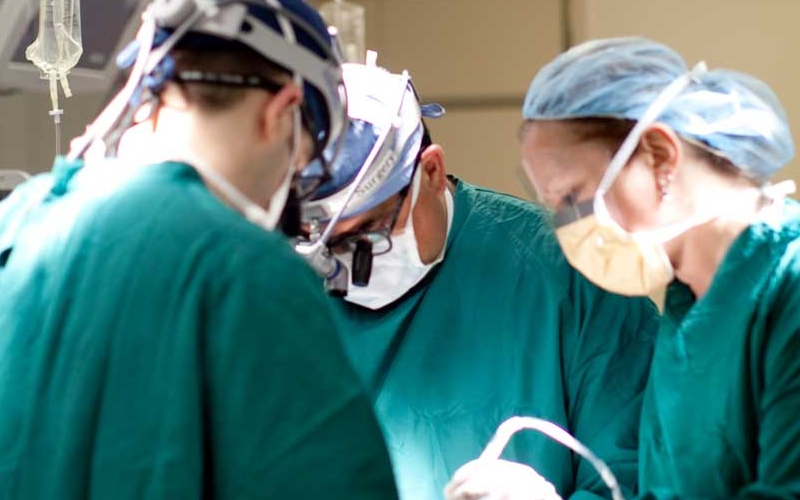 surgical team in the operating room