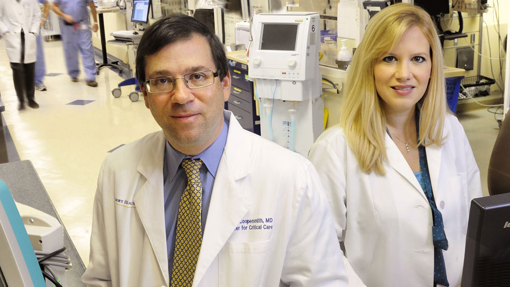 Faculty mentors Dr. Craig Coopersmith and Dr. Mandy Ford.