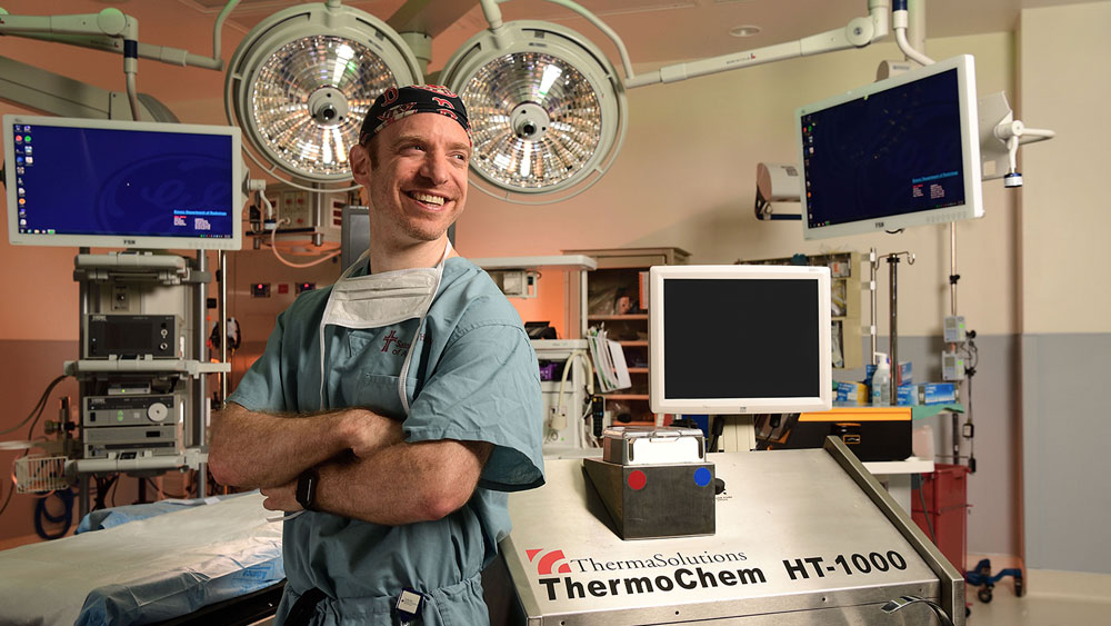 Dr. Joshua Winer in the OR.