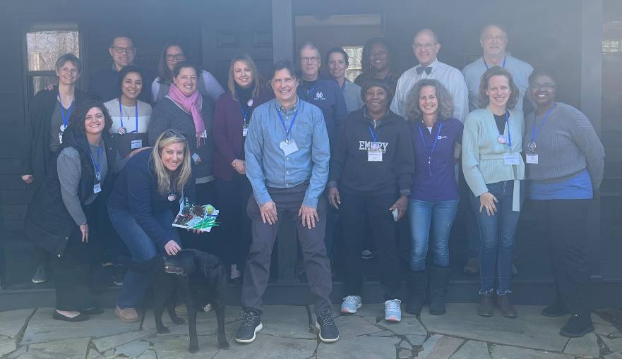 group of educators smiling