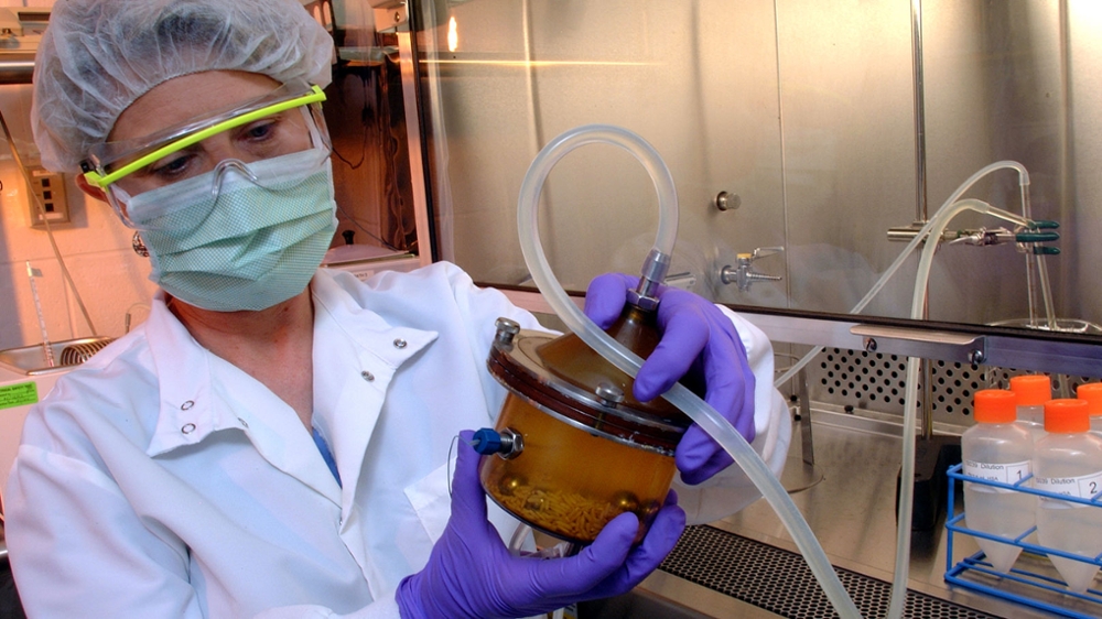 Woman in Islet Cell Lab