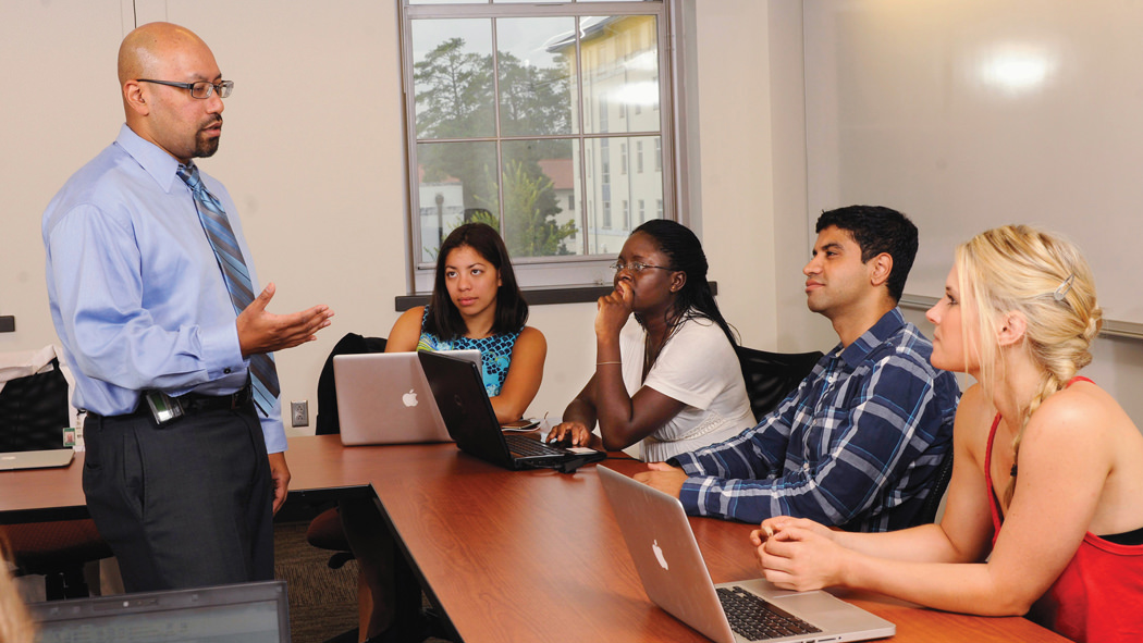 Faculty teaching in small group