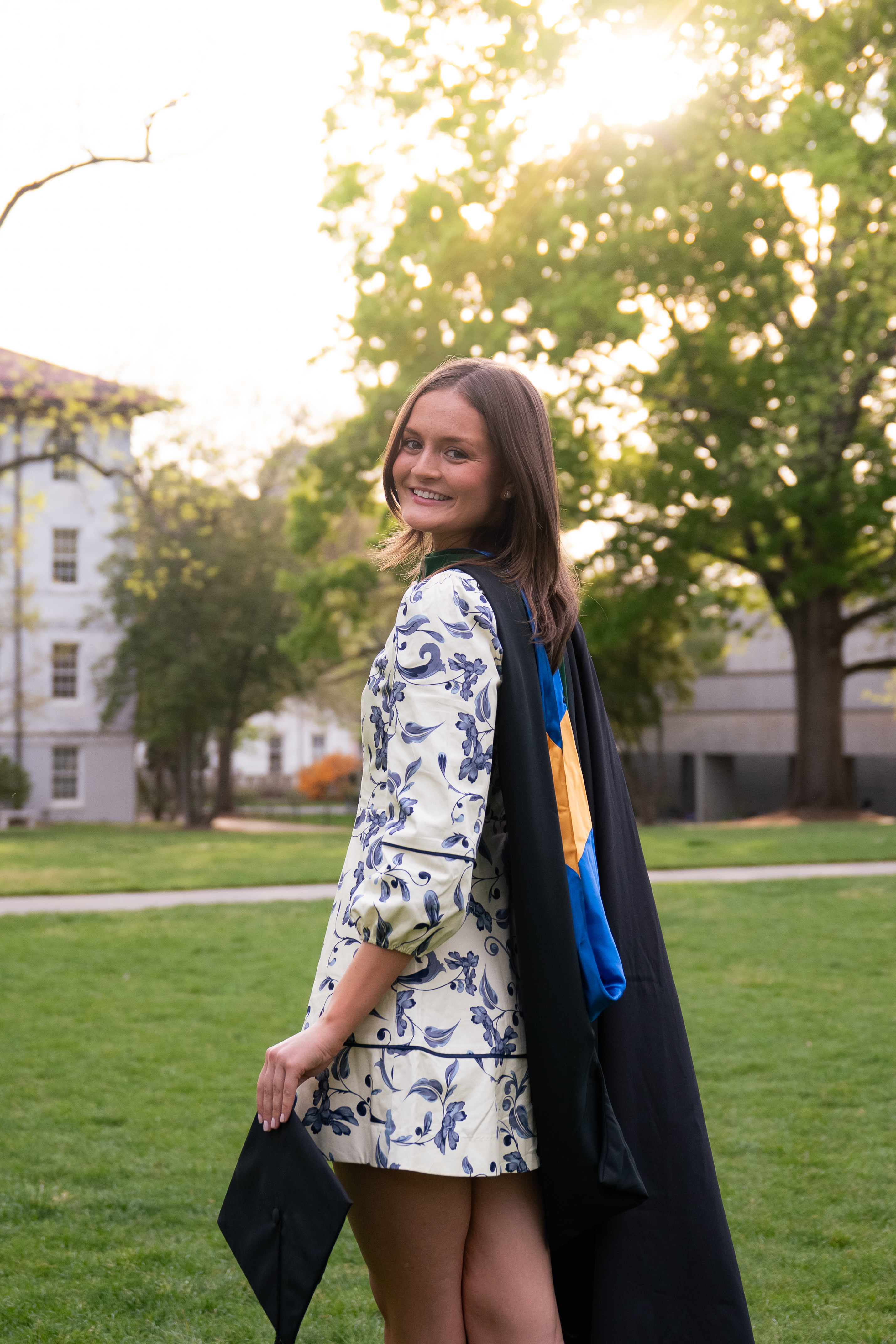 Kyra Tennyson poses for an image on the Emory campus